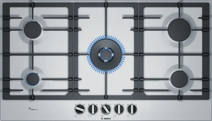 PCR9A5B90 Series 6 Built-in Gas Hob 90 x 60 cm Stainless steel