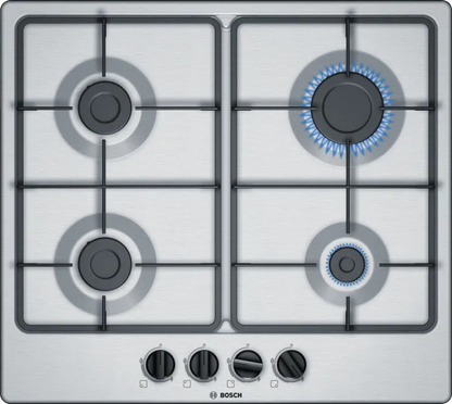 PGP6B5B60 Series 4 Built-in Gas hob 60 x 60 cm Stainless