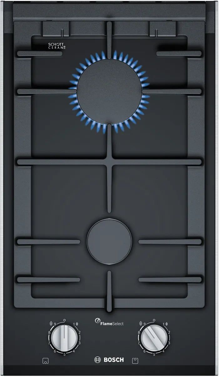 PRB3A6B70 Series 8 Domino Built-in Gas hob 30 x 60 cm Ceramic glass