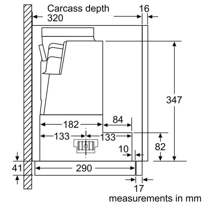 DFS097A51B Series 4 Telescopic Hood 90 cm
