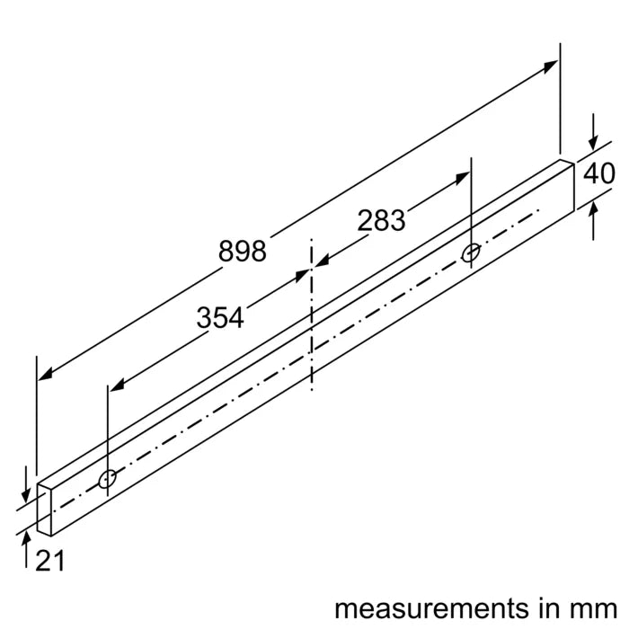 DFS097A51B Series 4 Telescopic Hood 90 cm