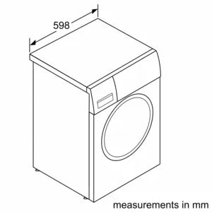WAK2426SKE Series 4, 8kg Freestanding Washing Machine