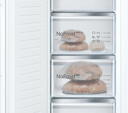 GIN81AEF0G Series 6 built-in freezer, 177.2 × 55.8 cm