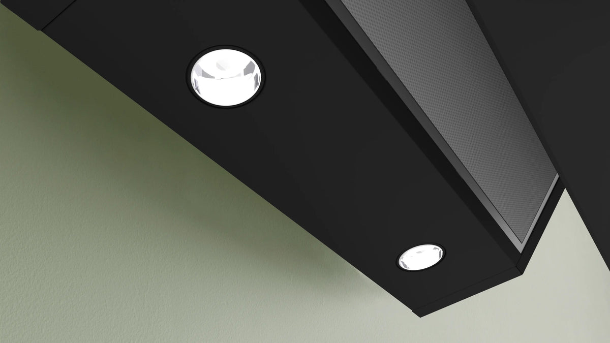 DWK96PJ60M Series 4 wall-mounted cooker hood 90 cm clear glass black printed, Black