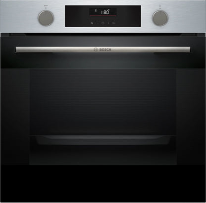 HUA634EROM Series 4 Built-in oven with added steam function 60 x 60 cm Stainless steel