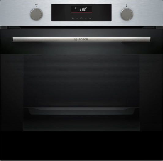 HUA634EROM Series 4 Built-in oven with added steam function 60 x 60 cm Stainless steel