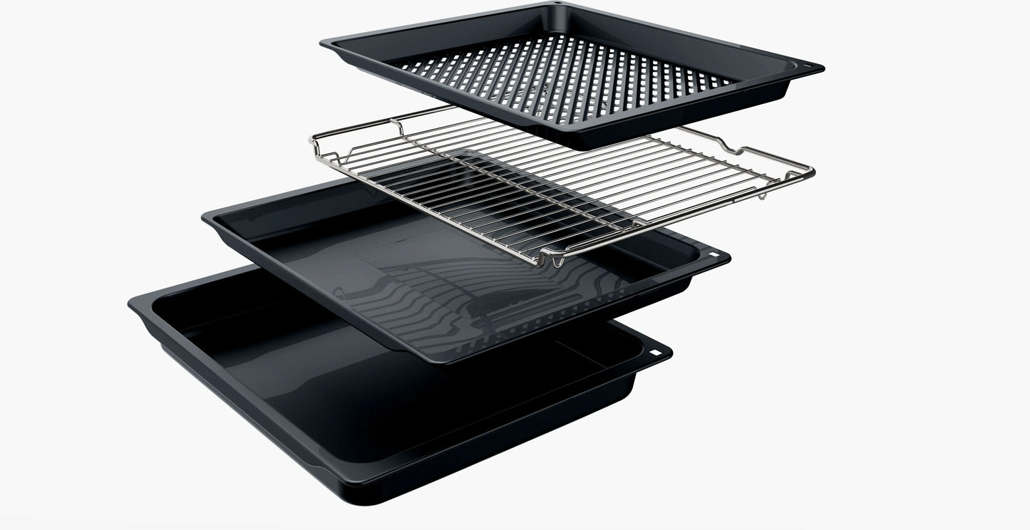 HUA634EROM Series 4 Built-in oven with added steam function 60 x 60 cm Stainless steel