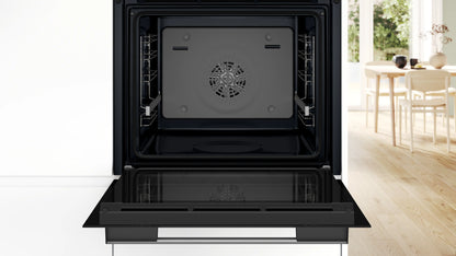 HUA634EROM Series 4 Built-in oven with added steam function 60 x 60 cm Stainless steel