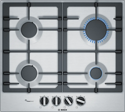 PCP6A5B90 Series 6 Built-in Gas hob 60 x60 cm Stainless steel