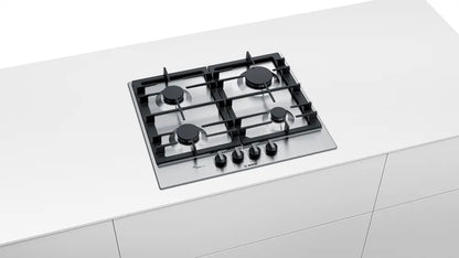 PCP6A5B90 Series 6 Built-in Gas hob 60 x60 cm Stainless steel