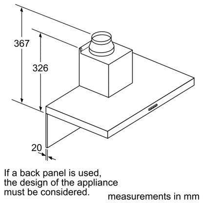 DWB94BC51B Series 2 Chimney Hood 90 cm