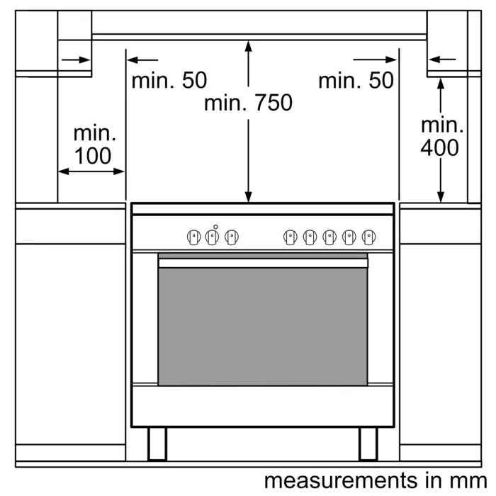 HSB734357Z Series 4 Freestanding Dual-Fuel Gas cooker