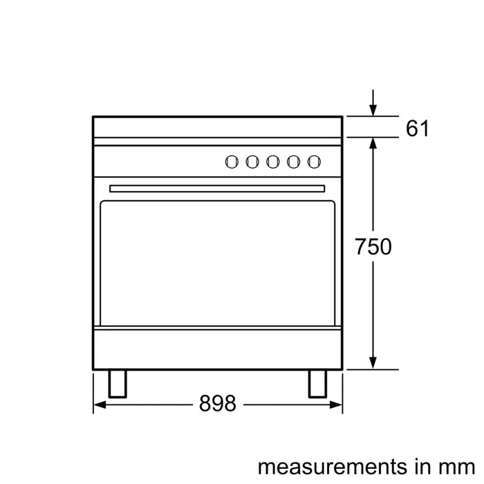 HSB734357Z Series 4 Freestanding Dual-Fuel Gas cooker