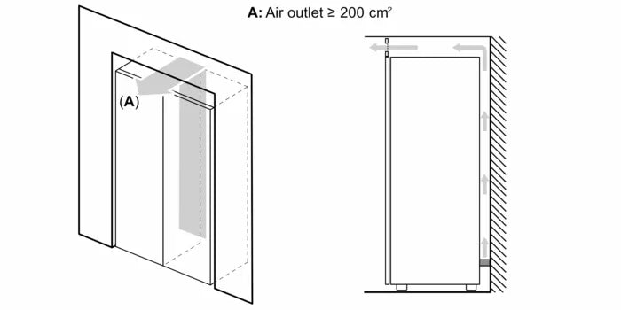 GSN36VL3PG Series 4, 237LTR Freestanding Upright Freezer