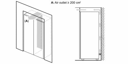 GSN36VL3PG Series 4, 237LTR Freestanding Upright Freezer