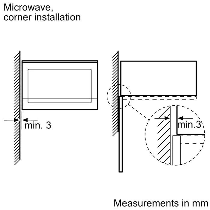BFL524MSOB Series 6 Built-in Microwave 60 x 38 cm