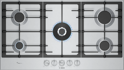 PCR9A5B90 Series 6 Built-in Gas Hob 90 x 60 cm Stainless steel